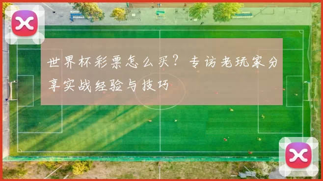 世界杯彩票怎么买？专访老玩家分享实战经验与技巧