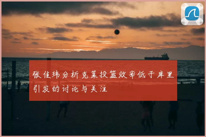 张佳玮分析克莱投篮效率低于库里引发的讨论与关注